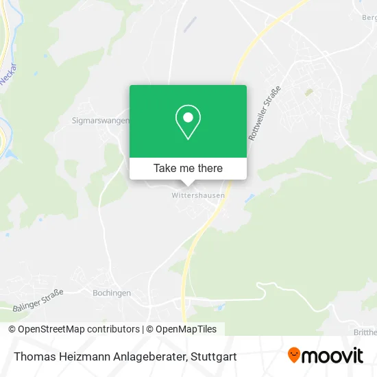 Карта Thomas Heizmann Anlageberater