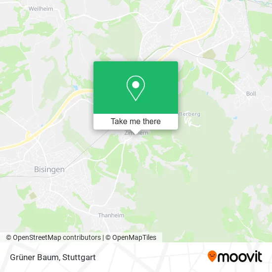 Карта Grüner Baum