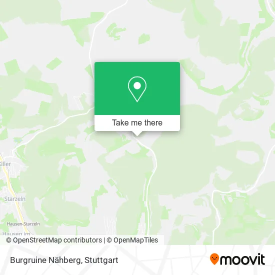 Карта Burgruine Nähberg