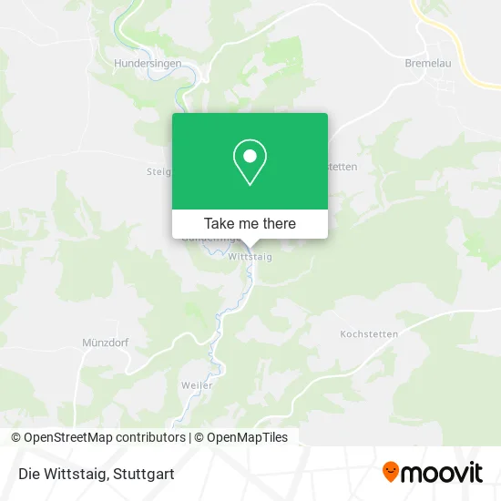 Карта Die Wittstaig