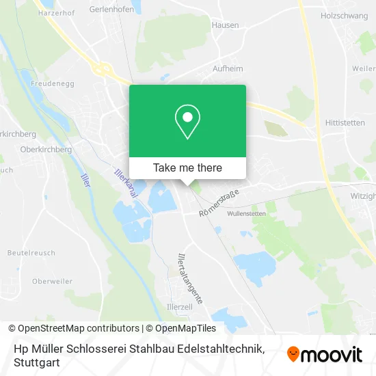 Hp Müller Schlosserei Stahlbau Edelstahltechnik map
