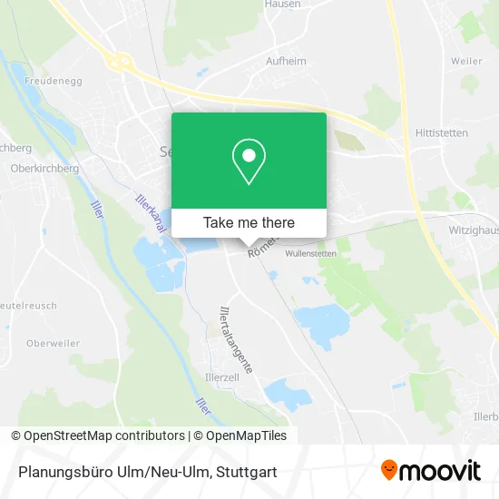 Карта Planungsbüro Ulm/Neu-Ulm