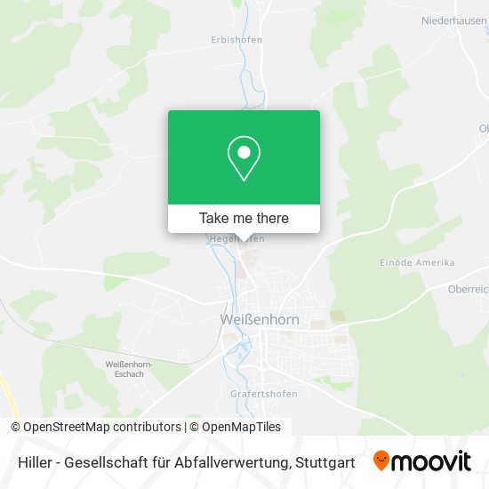 Hiller - Gesellschaft für Abfallverwertung map