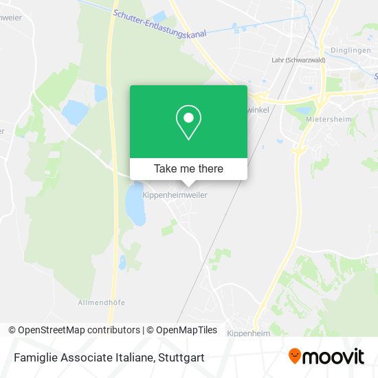 Famiglie Associate Italiane map