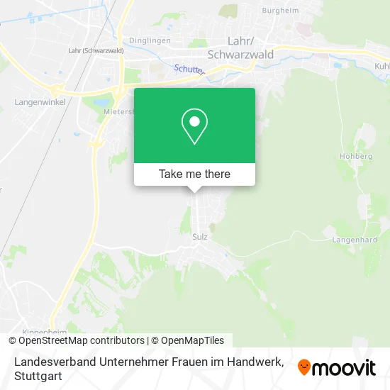 Карта Landesverband Unternehmer Frauen im Handwerk