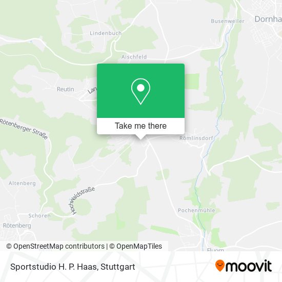 Sportstudio H. P. Haas map