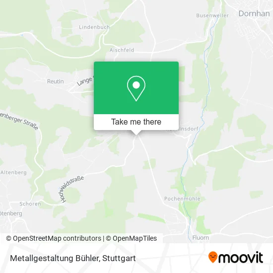 Карта Metallgestaltung Bühler