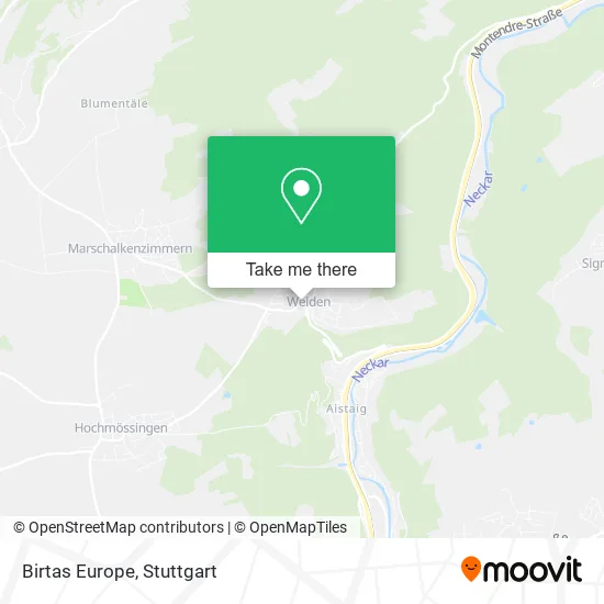 Карта Birtas Europe