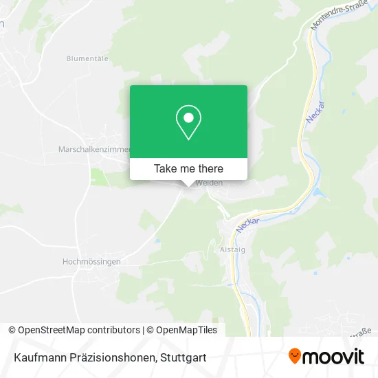 Карта Kaufmann Präzisionshonen