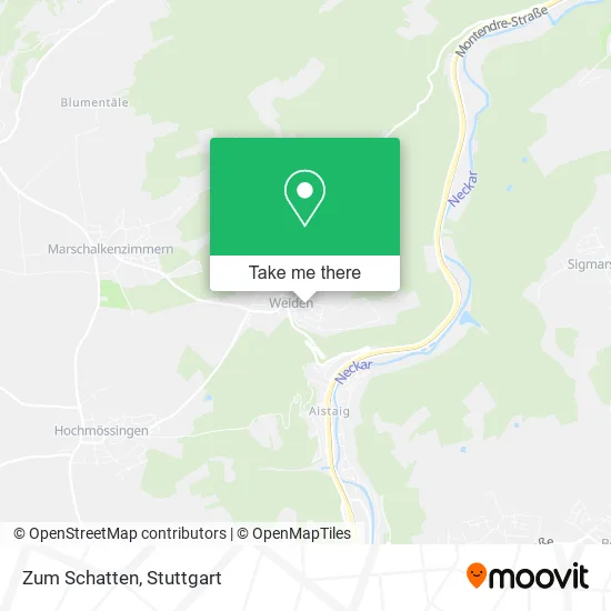 Карта Zum Schatten
