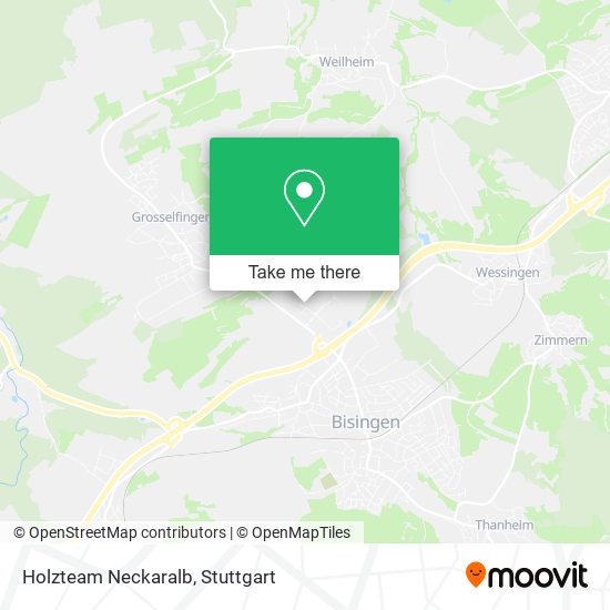 Holzteam Neckaralb map