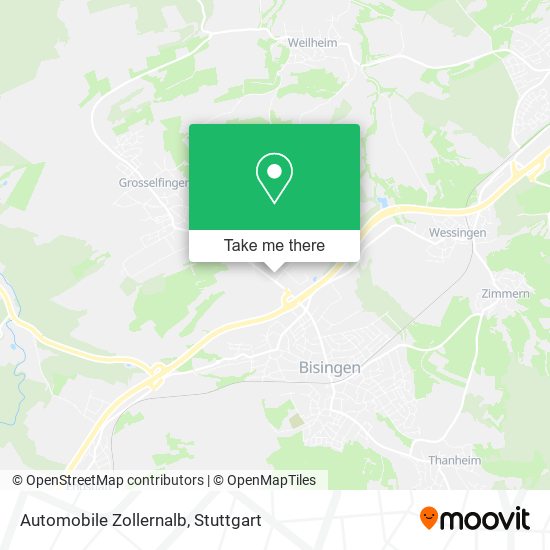 Карта Automobile Zollernalb