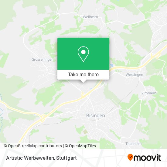 Artistic Werbewelten map
