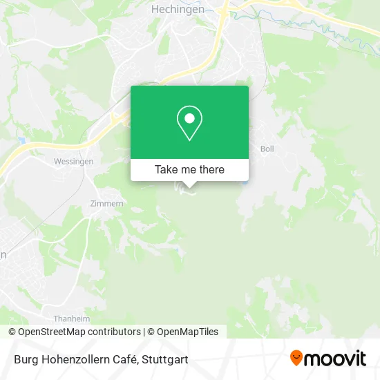 Карта Burg Hohenzollern Café