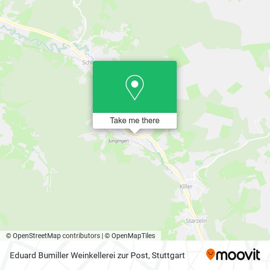 Eduard Bumiller Weinkellerei zur Post map