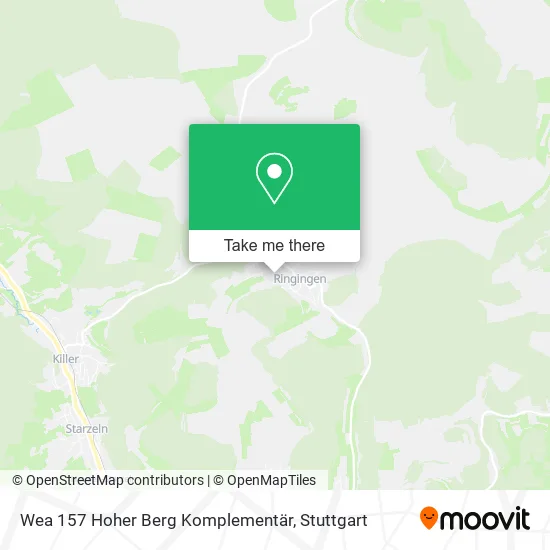 Карта Wea 157 Hoher Berg Komplementär
