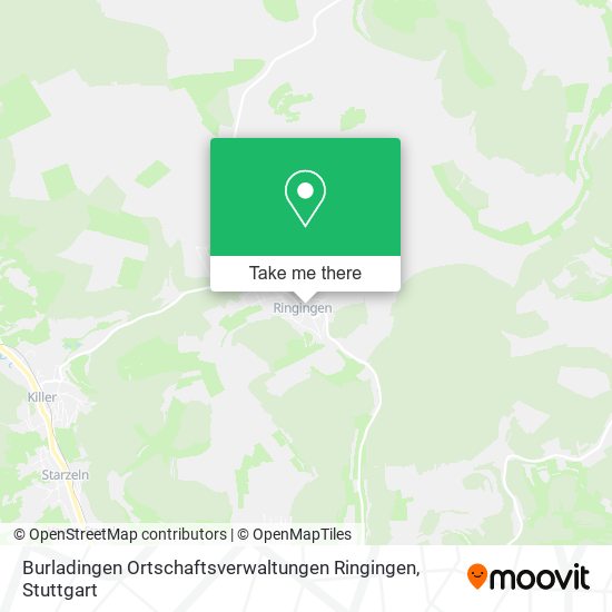 Burladingen Ortschaftsverwaltungen Ringingen map