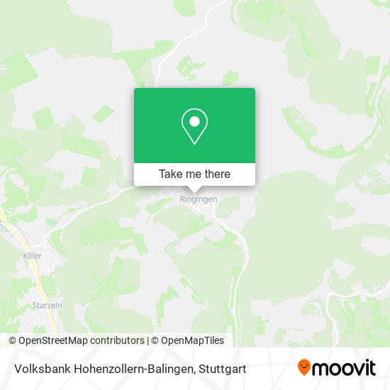 Volksbank Hohenzollern-Balingen map