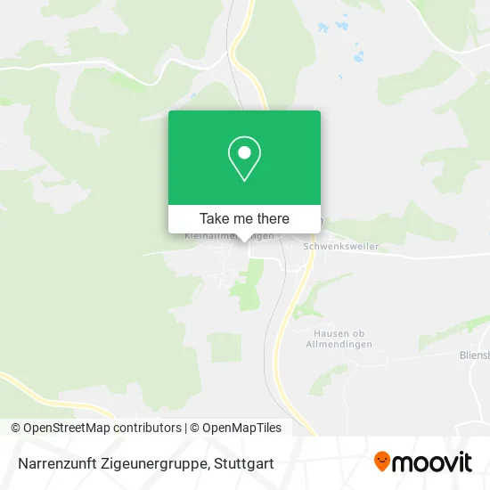 Карта Narrenzunft Zigeunergruppe