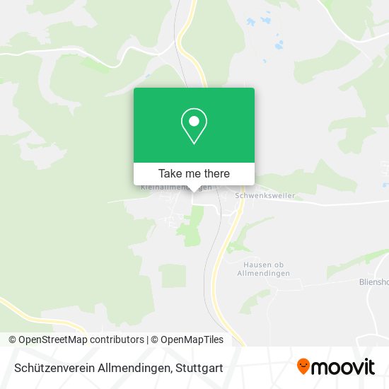 Schützenverein Allmendingen map