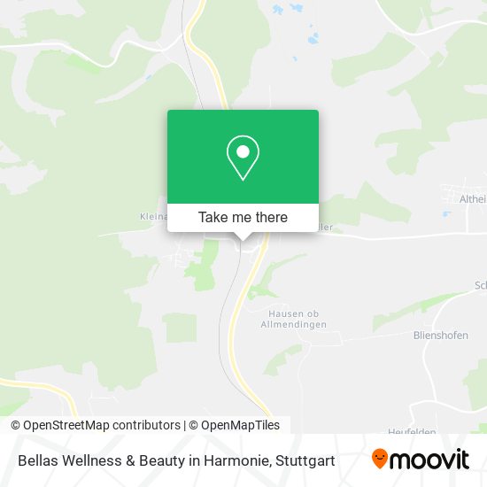 Карта Bellas Wellness & Beauty in Harmonie