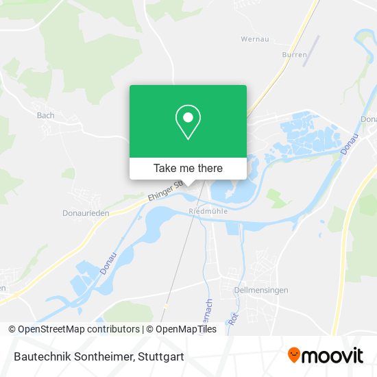 Bautechnik Sontheimer map