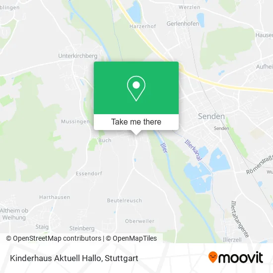 Карта Kinderhaus Aktuell Hallo