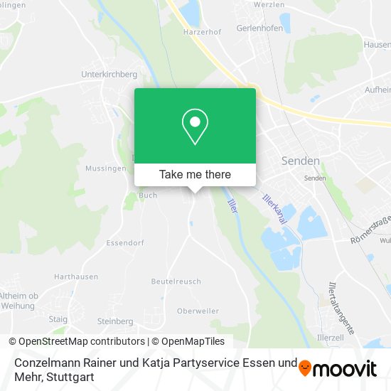 Карта Conzelmann Rainer und Katja Partyservice Essen und Mehr