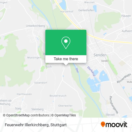 Feuerwehr Illerkirchberg map