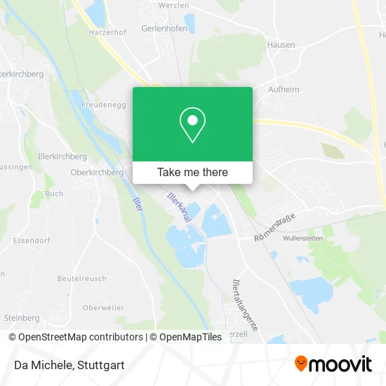 Карта Da Michele