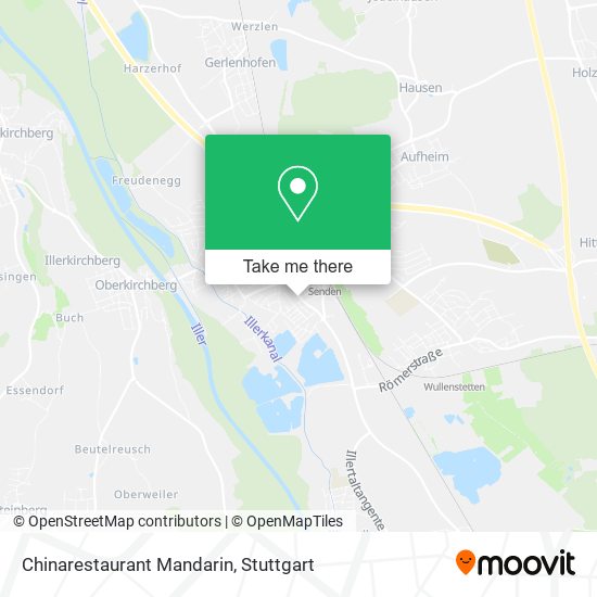 Chinarestaurant Mandarin map