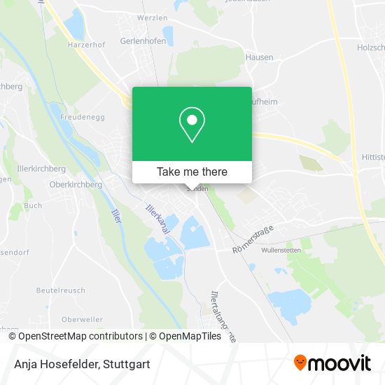 Anja Hosefelder map