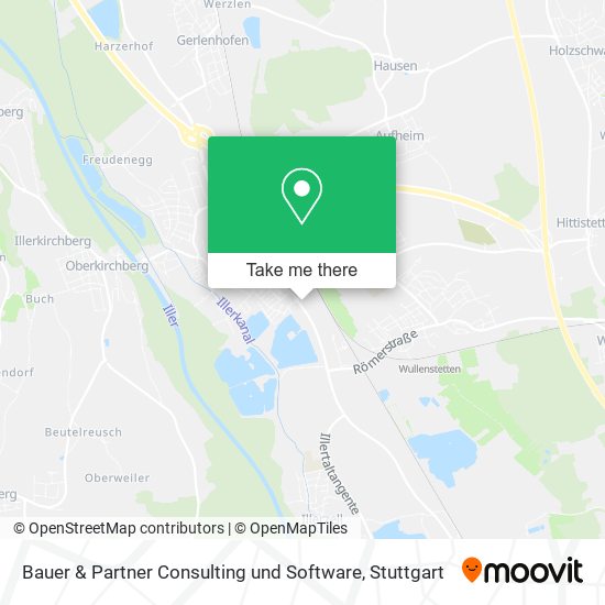 Bauer & Partner Consulting und Software map