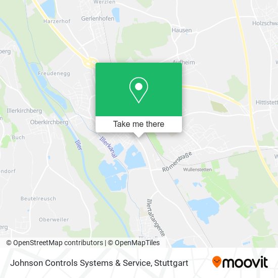 Johnson Controls Systems & Service map