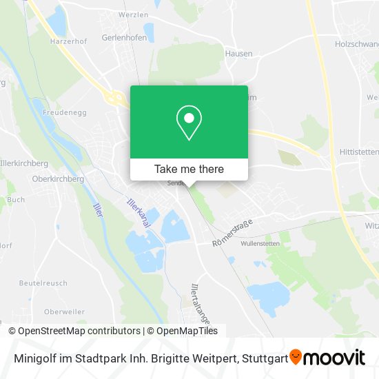 Minigolf im Stadtpark Inh. Brigitte Weitpert map