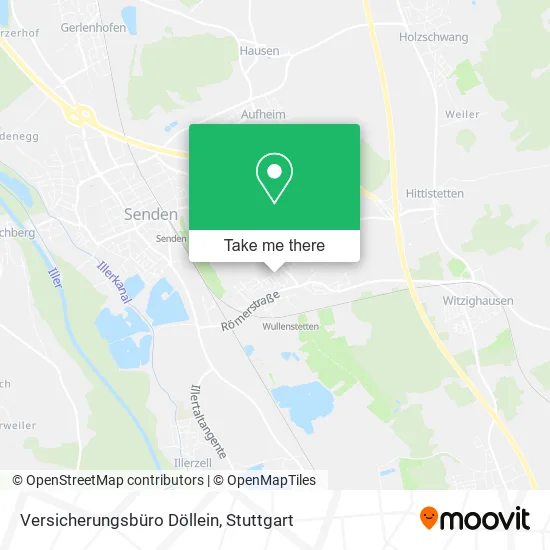 Карта Versicherungsbüro Döllein
