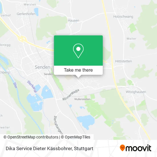 Карта Dika Service Dieter Kässbohrer