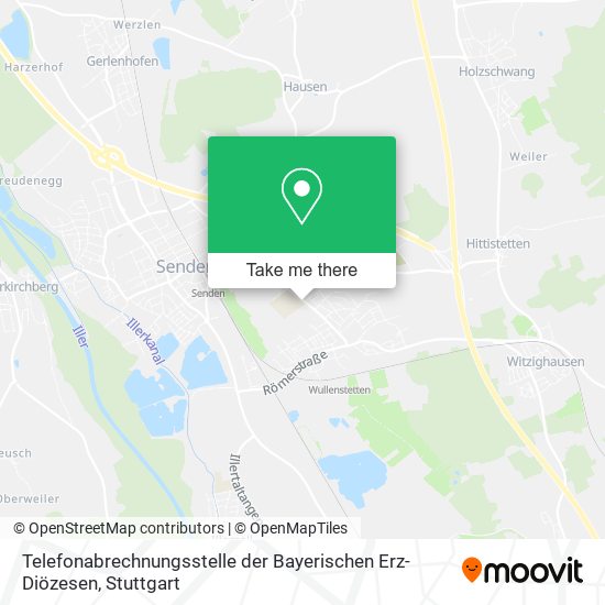 Telefonabrechnungsstelle der Bayerischen Erz-Diözesen map