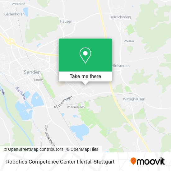 Карта Robotics Competence Center Illertal