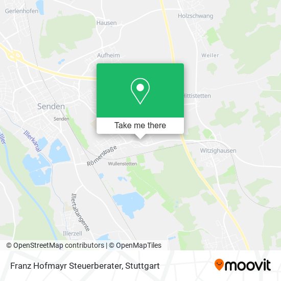 Franz Hofmayr Steuerberater map