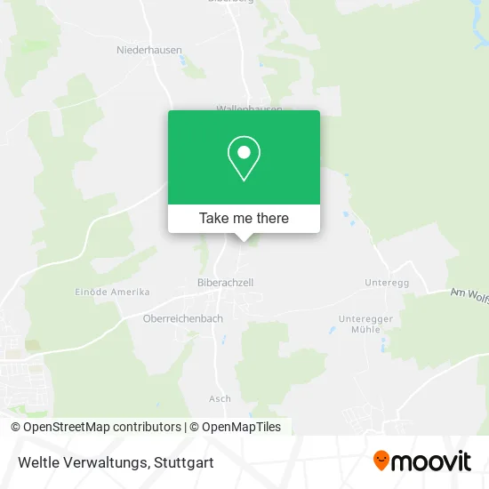 Карта Weltle Verwaltungs