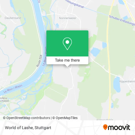 World of Lashe map