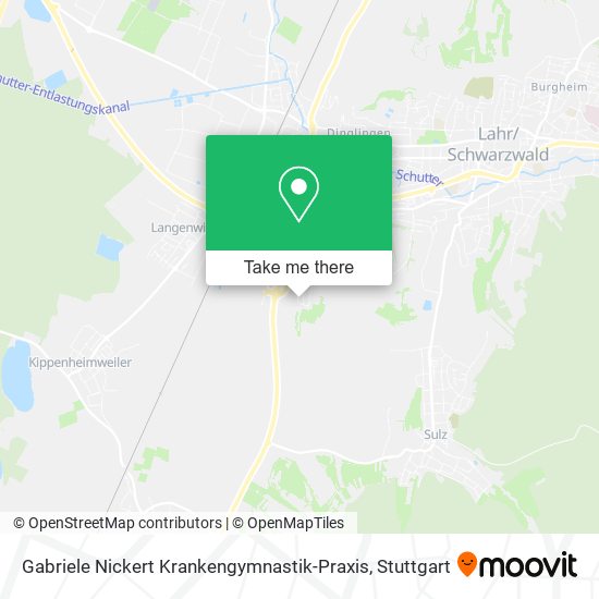 Gabriele Nickert Krankengymnastik-Praxis map