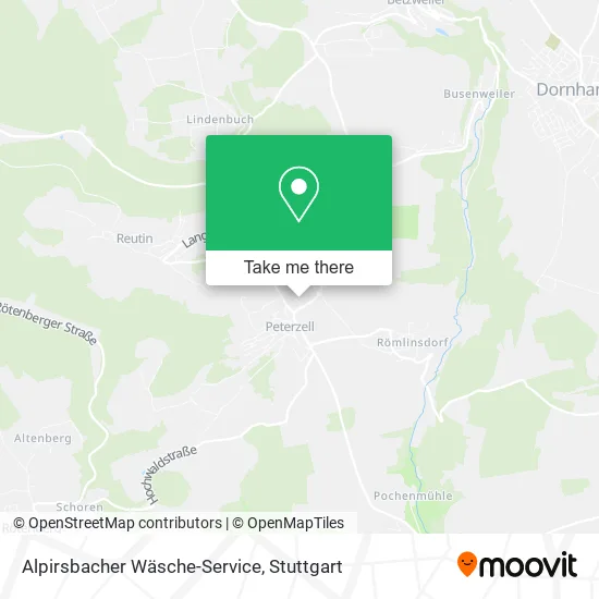 Карта Alpirsbacher Wäsche-Service