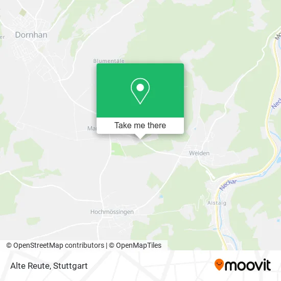 Карта Alte Reute