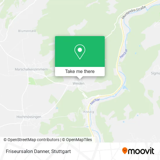 Friseursalon Danner map
