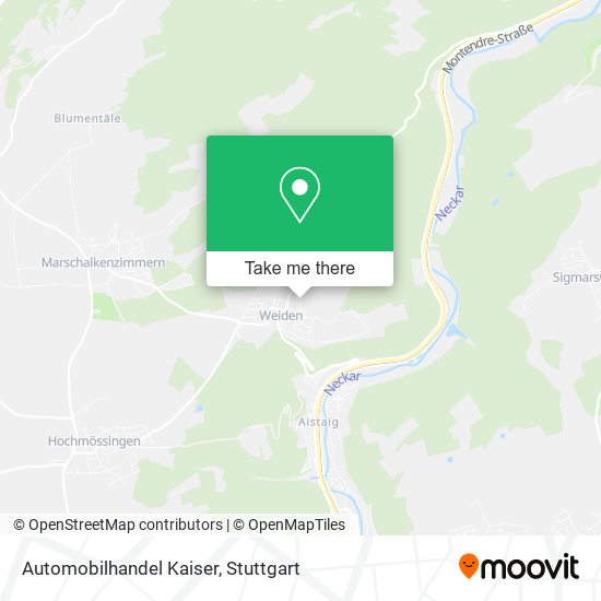 Automobilhandel Kaiser map