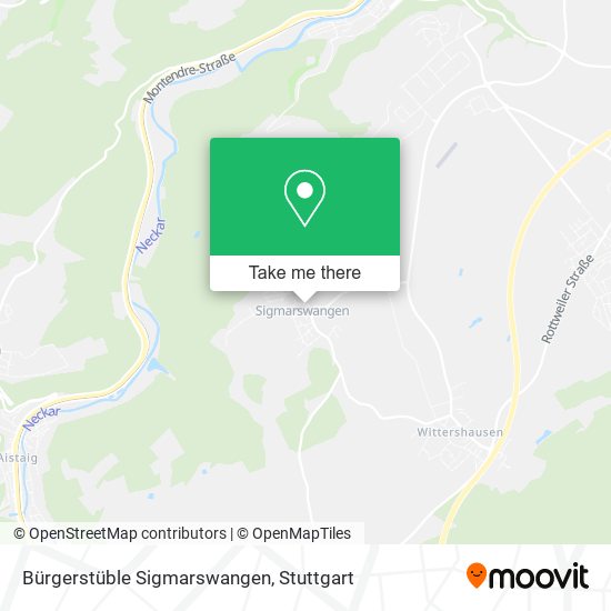 Bürgerstüble Sigmarswangen map