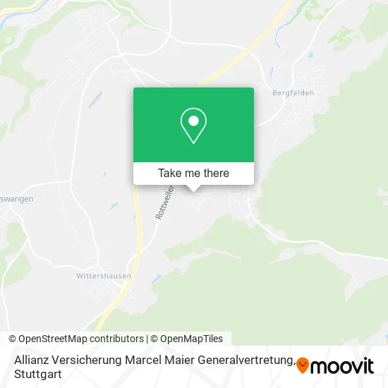 Карта Allianz Versicherung Marcel Maier Generalvertretung