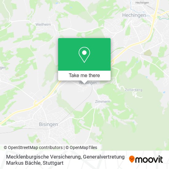 Mecklenburgische Versicherung, Generalvertretung Markus Bächle map